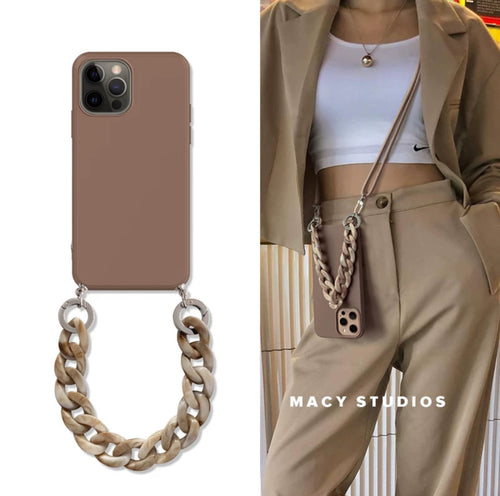 IPHONE COVER SLING(BROWN)